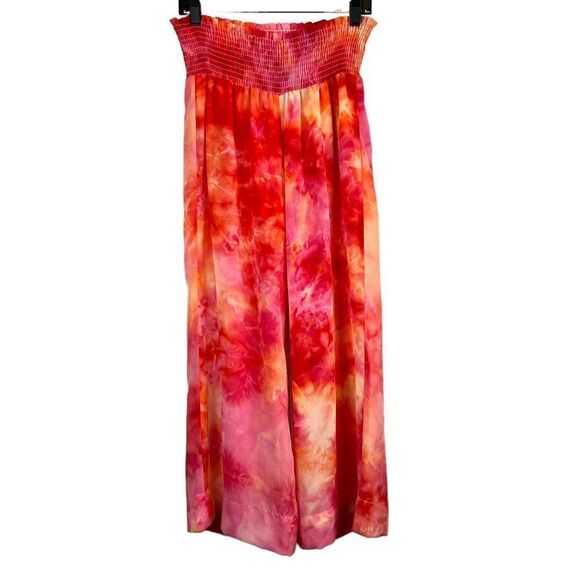 SHOW ME YOUR MUMU Wide Leg Pants in Creamsicle Size Medium Large - Picture 1 of 8